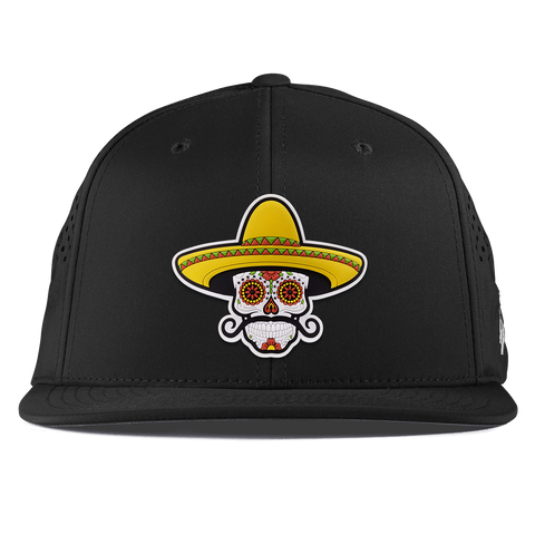 Sombrero Skull PVC Flat Performance Black