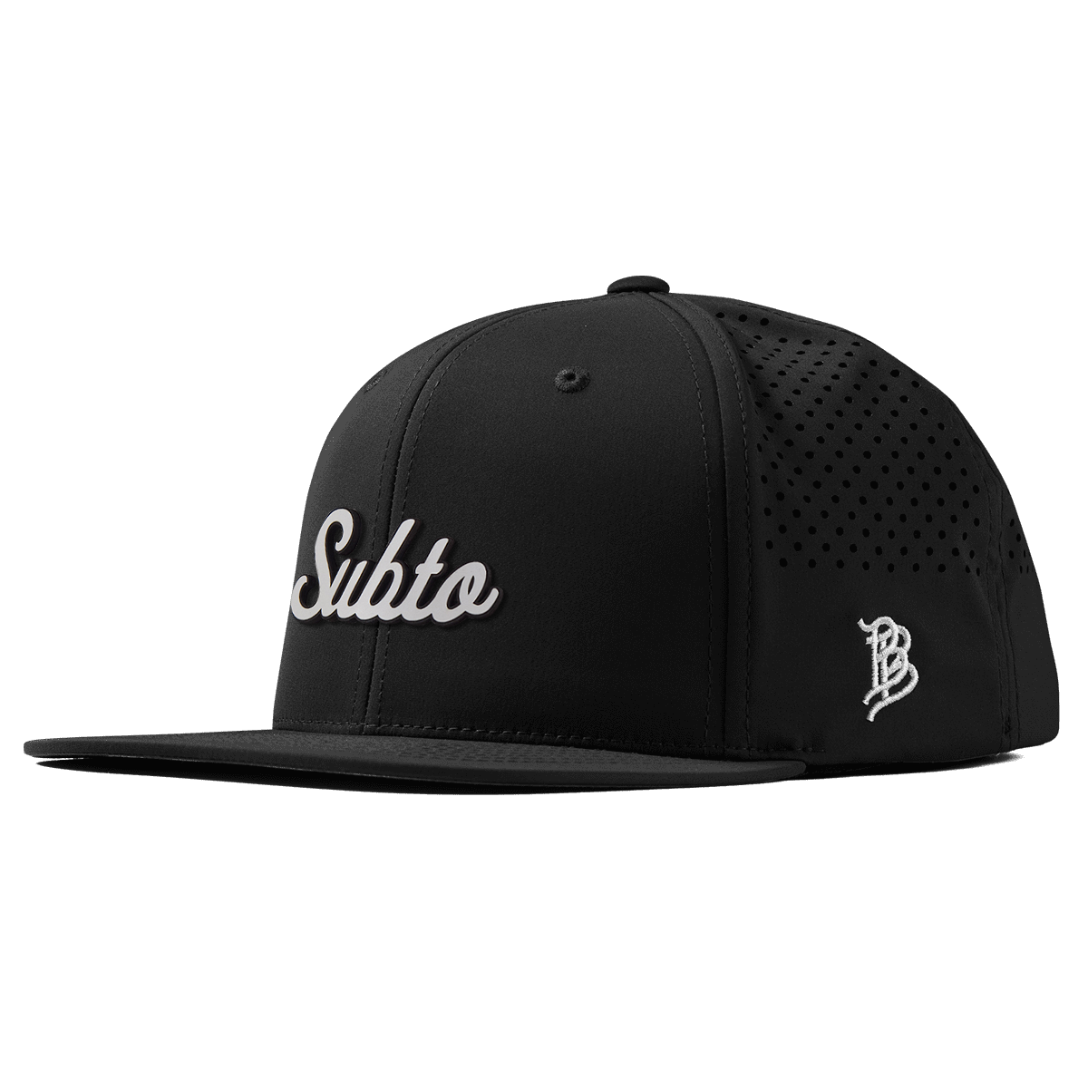 Subto Script White Flat Performance Black