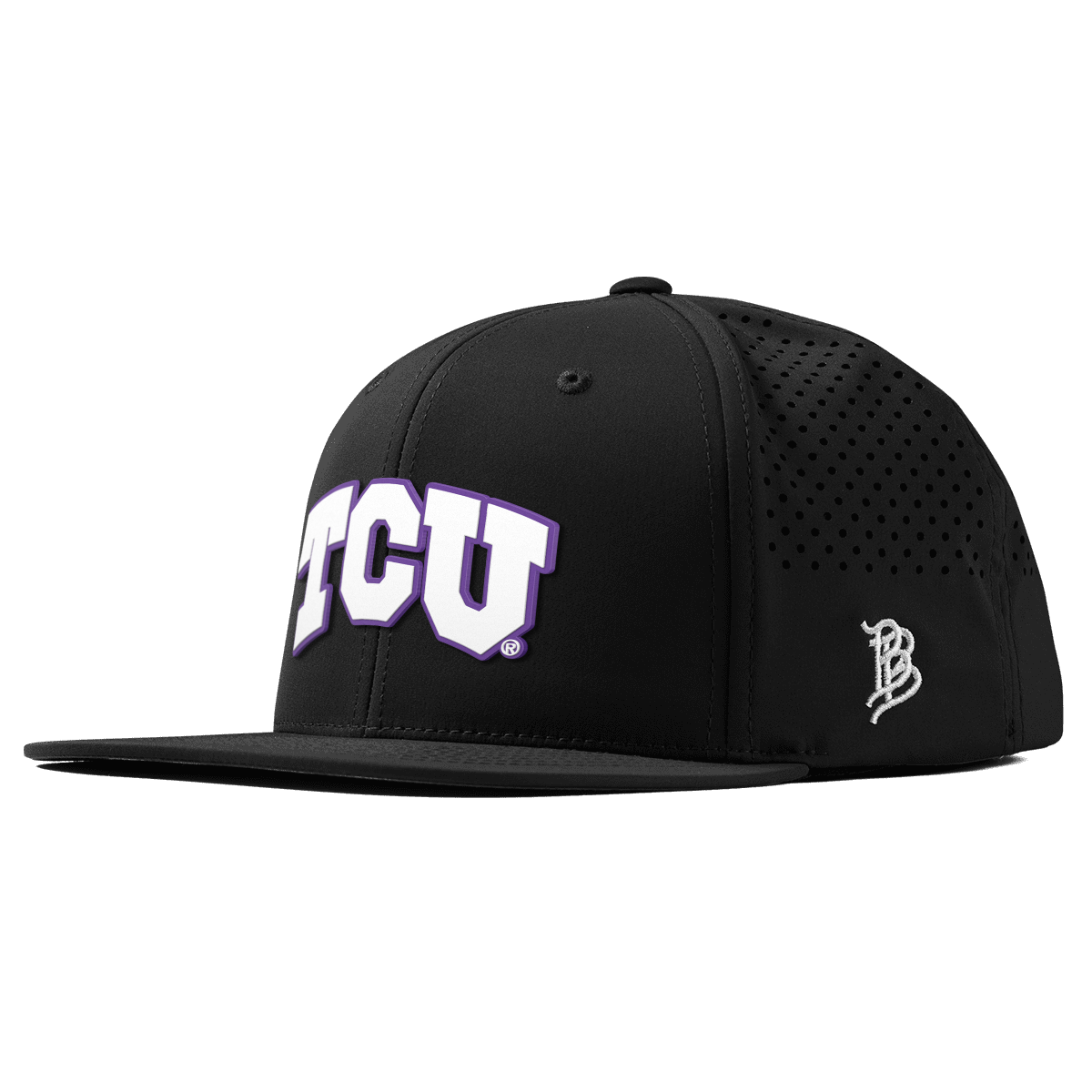 Texas Christian University "TCU Block" Flat Performance Black