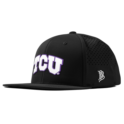 Texas Christian University "TCU Block" Flat Performance Black