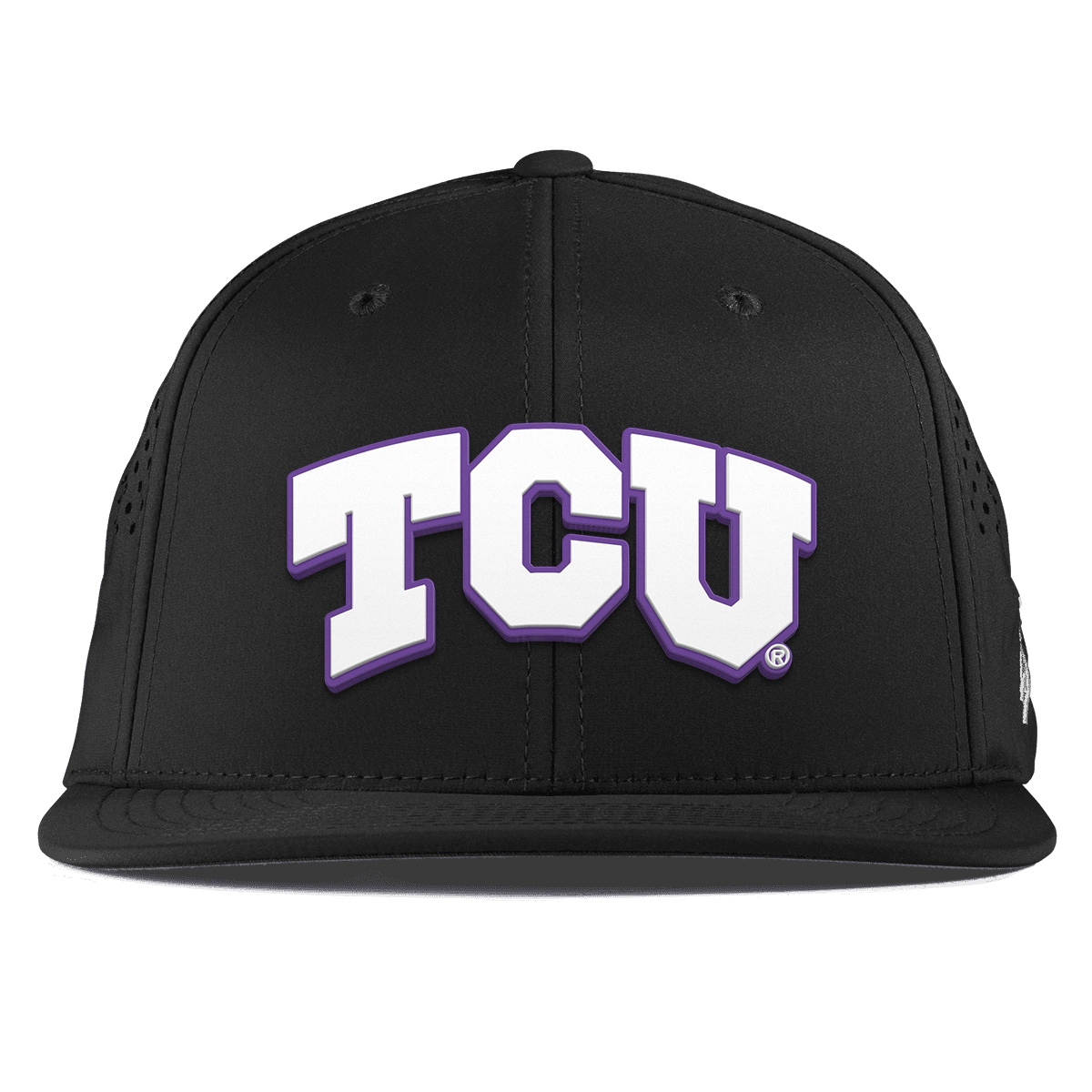 Texas Christian University "TCU Block" Flat Performance Black