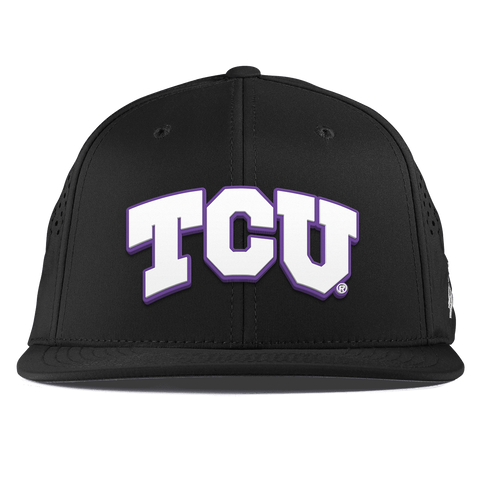 Texas Christian University "TCU Block" Flat Performance Black