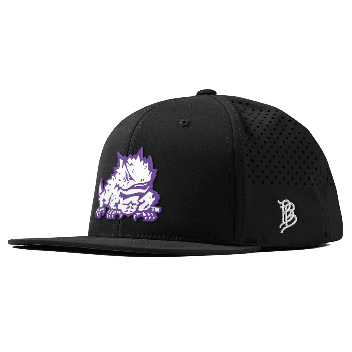 Texas Christian University "TCU Team Logo" Flat Performance Black