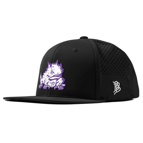 Texas Christian University "TCU Team Logo" Flat Performance Black