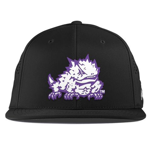 Texas Christian University "TCU Team Logo" Flat Performance Black