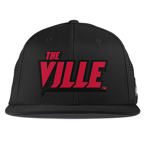 University of Louisville "The Ville Block" Flat Performance Black