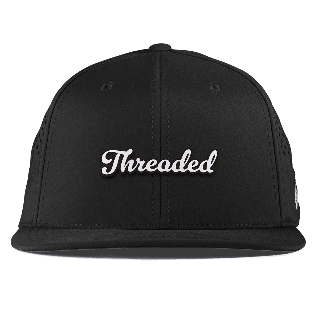 Threaded Script Flat Performance Black