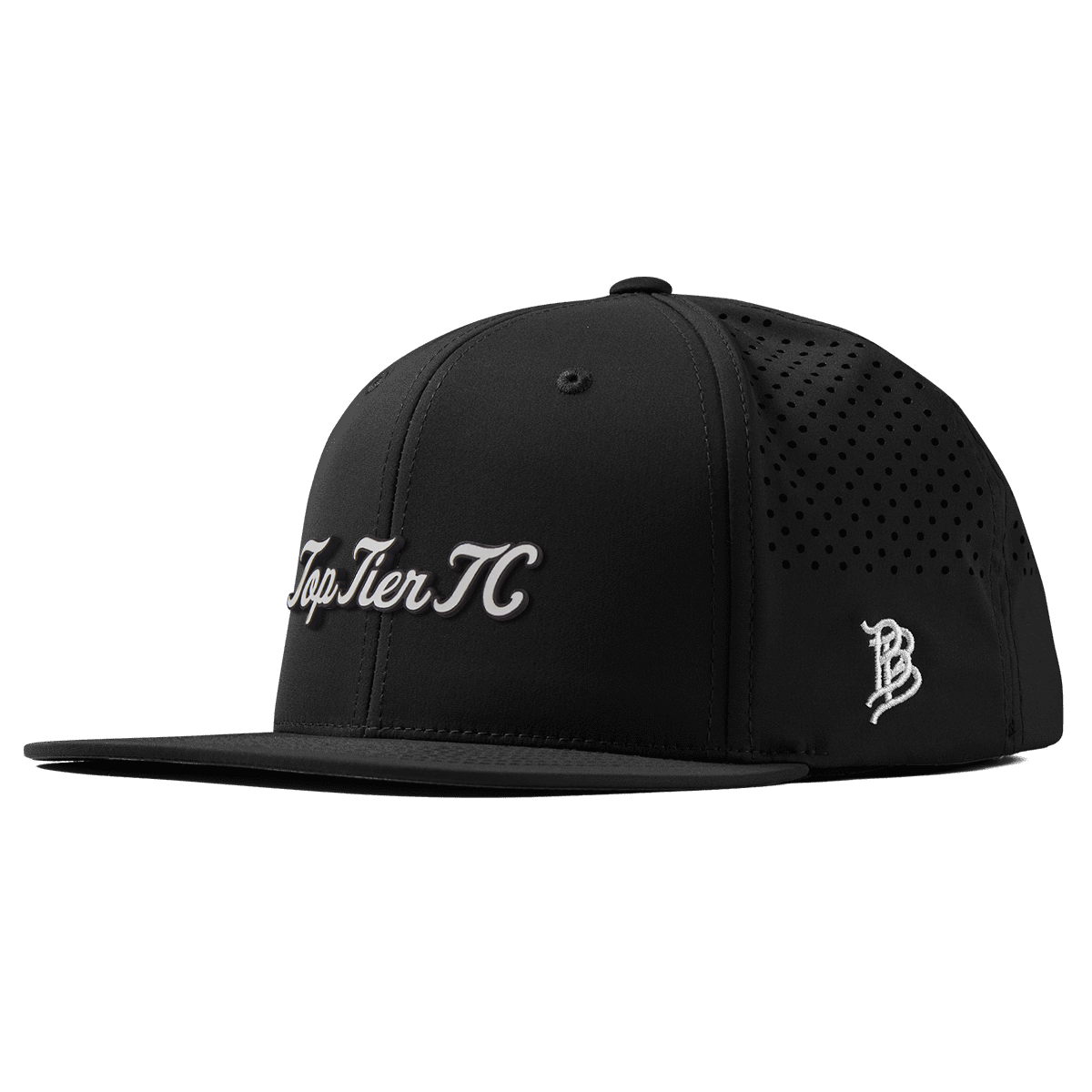 Top Tier Script White Flat Performance Black