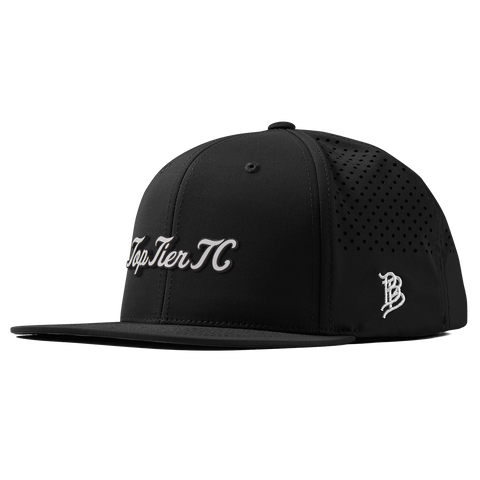 Top Tier Script White Flat Performance Black