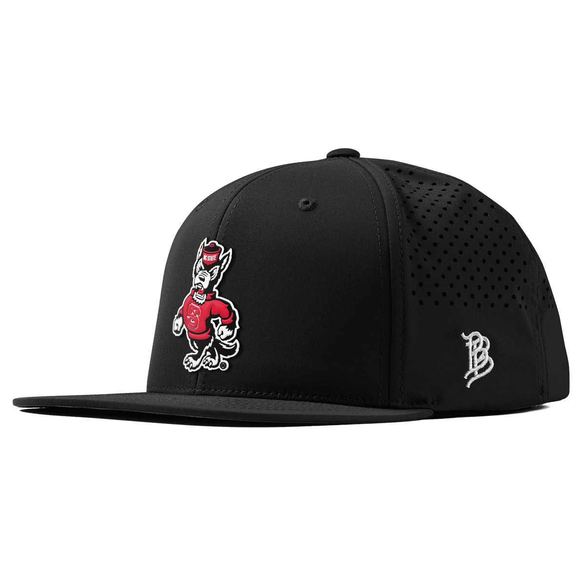 North Carolina State "Tuffy The Wolf" Flat Performance Black