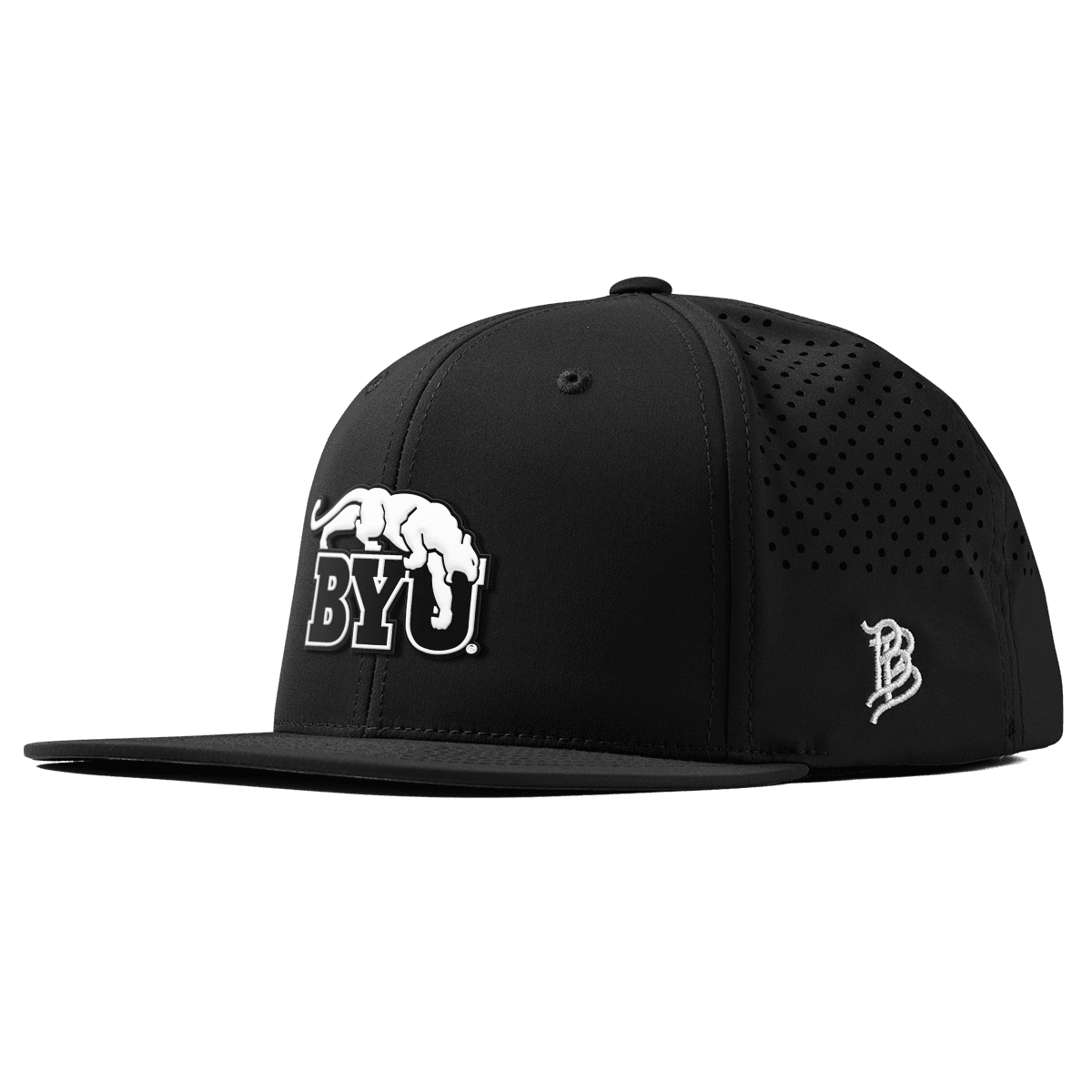 Brigham Young University "Vintage BYU Cougars" Flat Performance Black