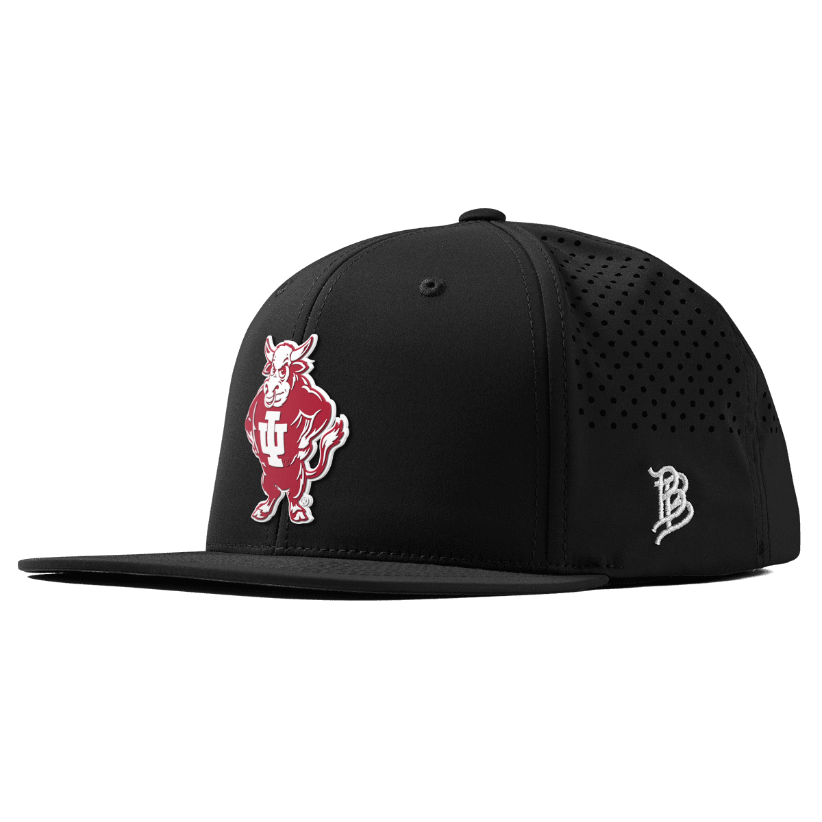 Indiana University "Vintage Bison" Flat Performance Black