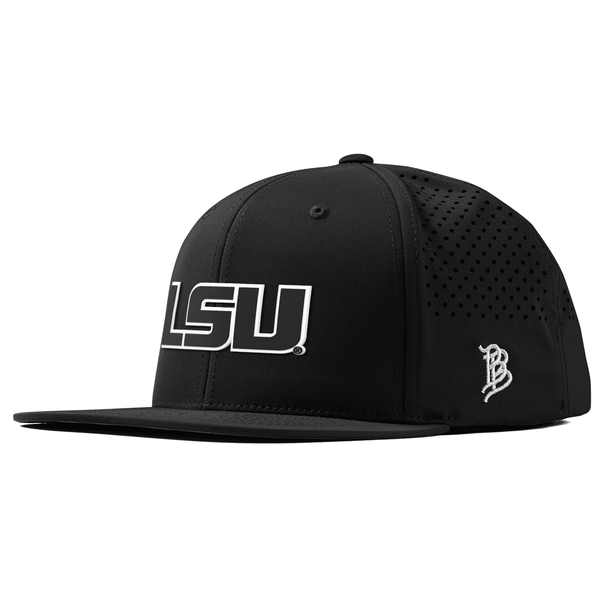 Louisiana State University "Vintage LSU Block" Flat Performance Black