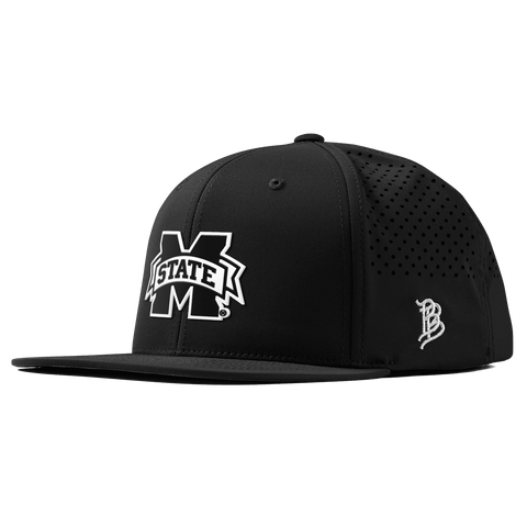Mississippi State University "Vintage Miss State Team Logo" Flat Performance Black