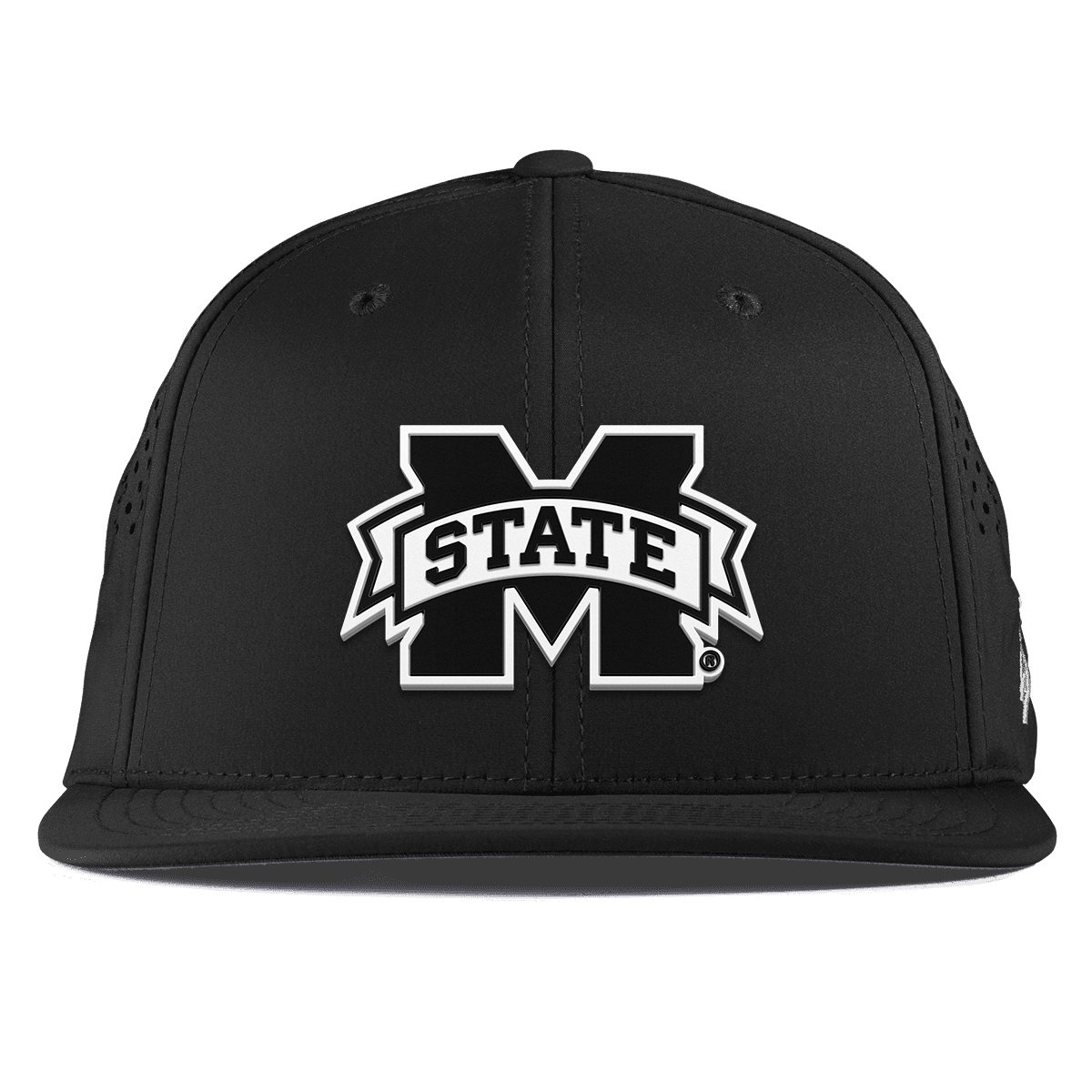 Mississippi State University "Vintage Miss State Team Logo" Flat Performance Black