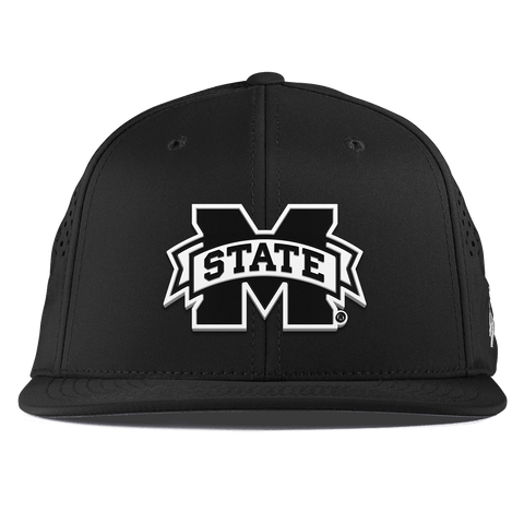 Mississippi State University "Vintage Miss State Team Logo" Flat Performance Black