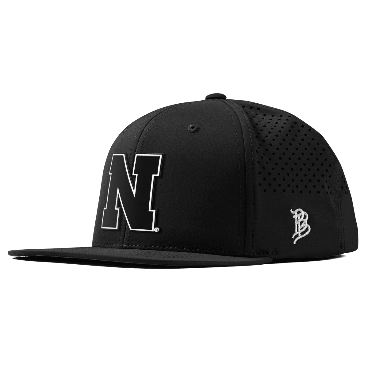 University of Nebraska "Vintage Nebraska Team Logo" Flat Performance Black 