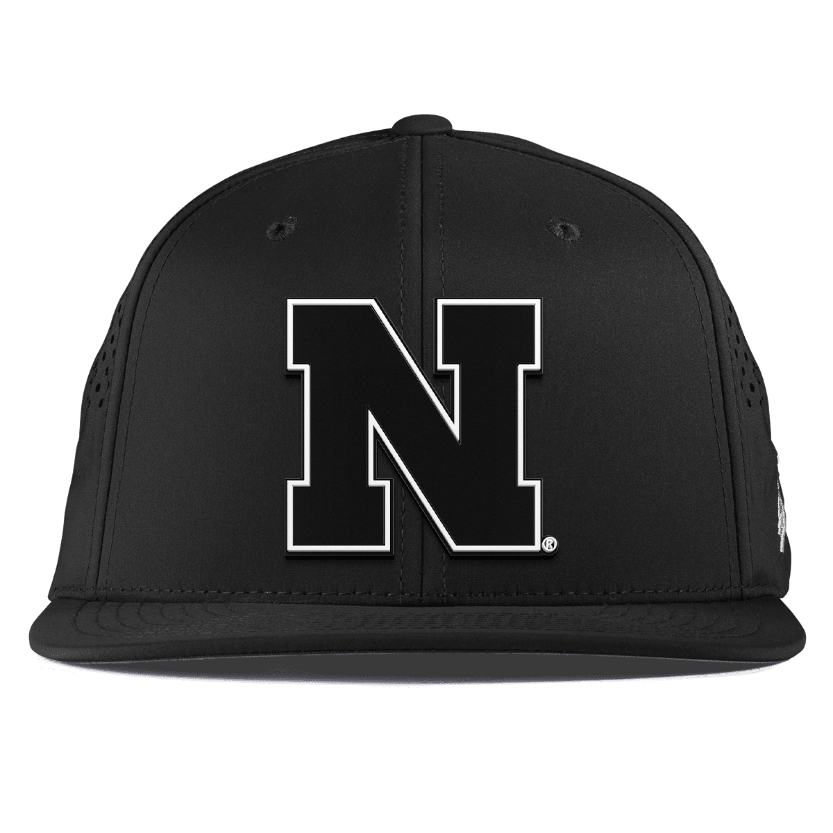 University of Nebraska "Vintage Nebraska Team Logo" Flat Performance Black 