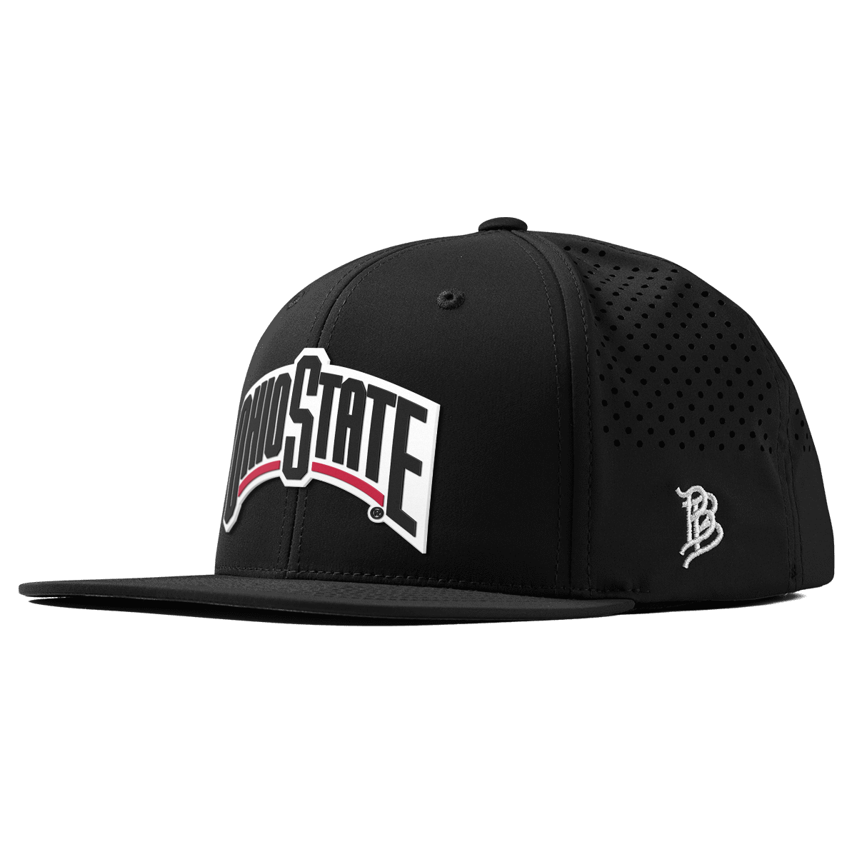 Ohio State University "Vintage Ohio State Block" Flat Performance Black