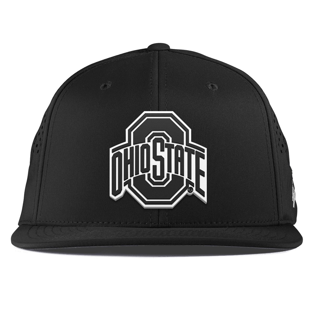Ohio State University "Vintage Ohio State Team Logo" Flat Performance Black