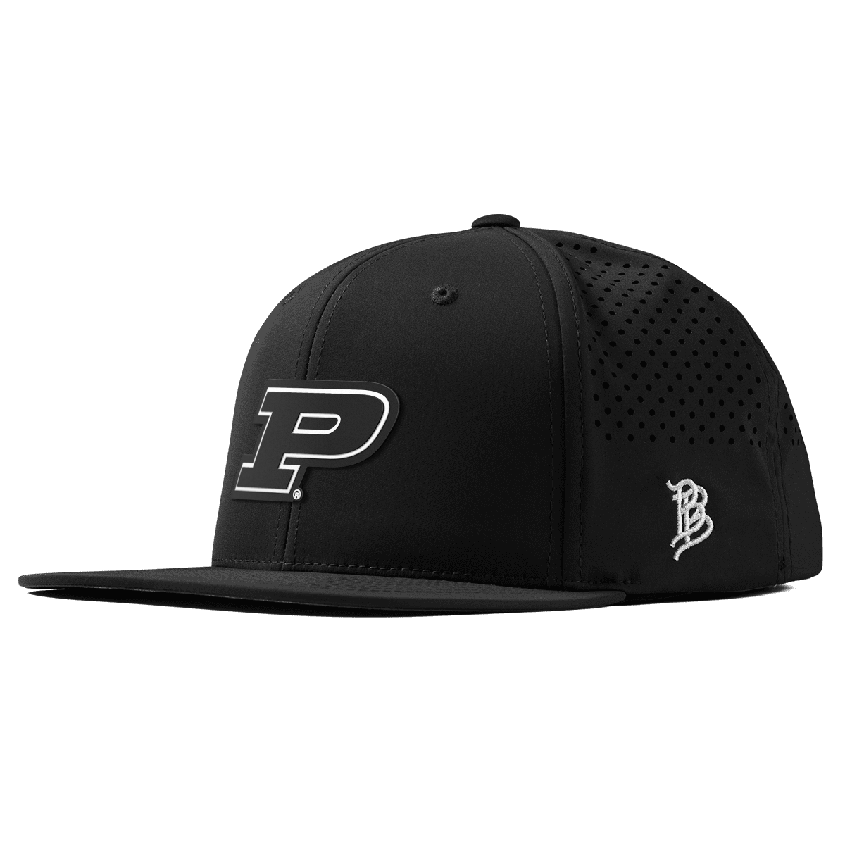 Purdue University "Vintage Purdue Team Logo" Flat Performance Black