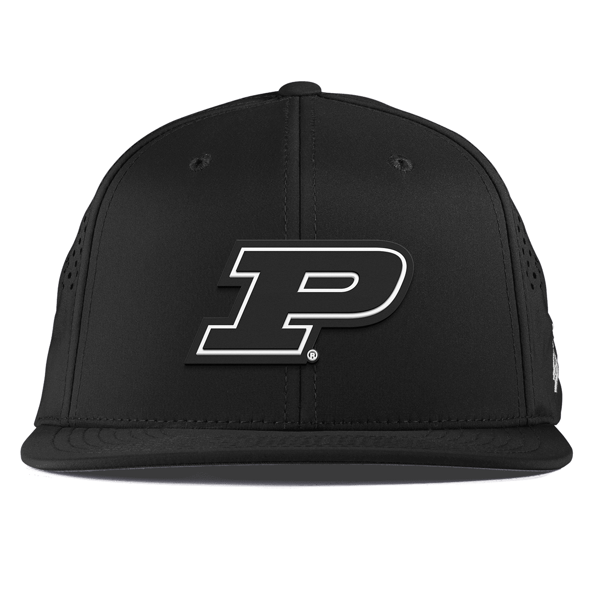Purdue University "Vintage Purdue Team Logo" Flat Performance Black