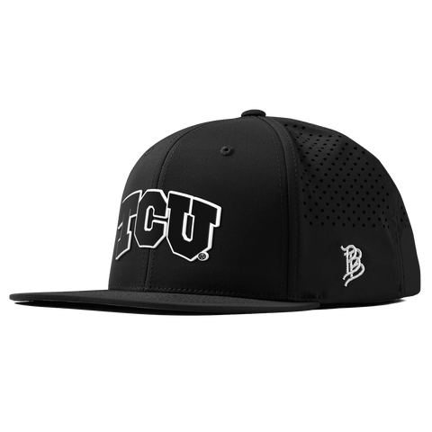 Texas Christian University "Vintage TCU Block" Flat Performance Black