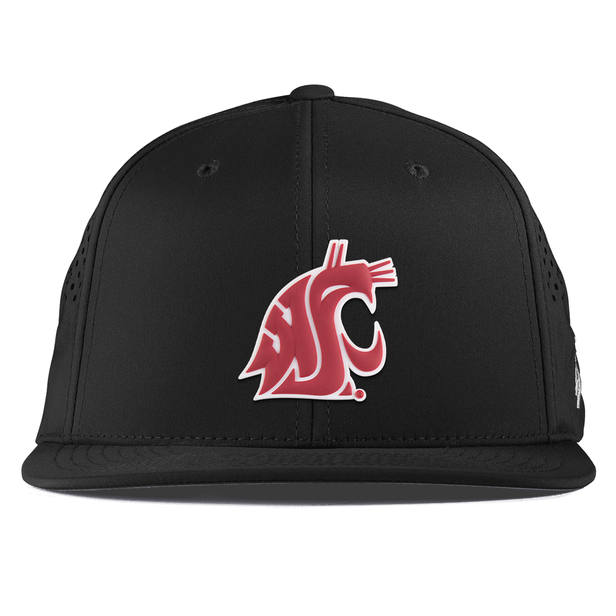 Washington State University "Washington State Team Logo" Flat Performance Black