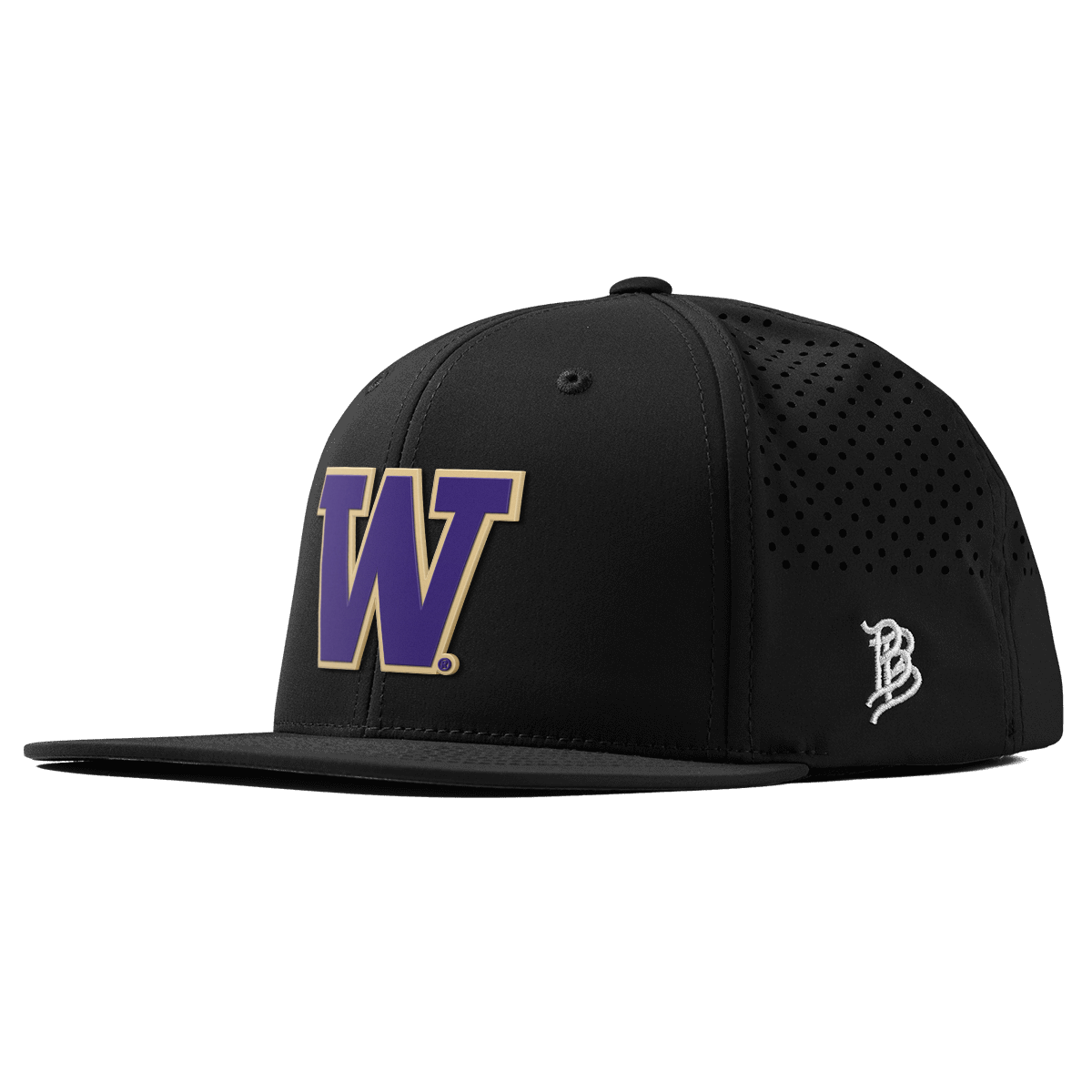 University of Washington "Washington Team Logo" Flat Performance Black