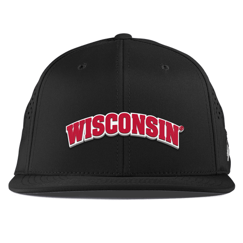 University of Wisconsin "Wisconsin Block" Flat Performance Black