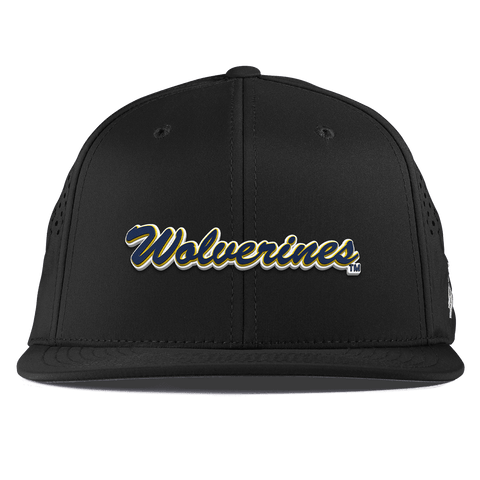 University of Michigan "Wolverines Script" Flat Performance Black