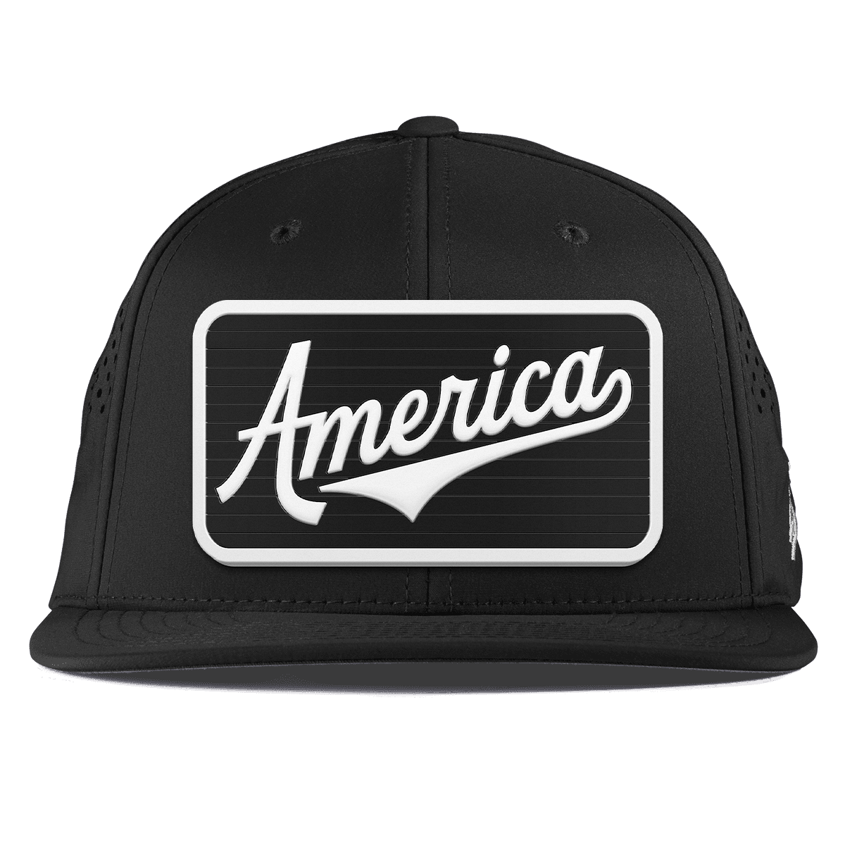 XL Vintage America Badge Flat Performance Black