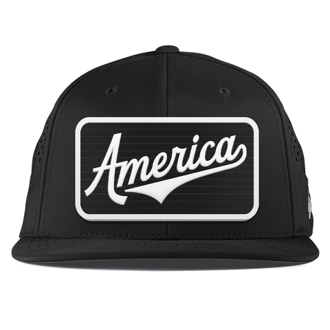XL Vintage America Badge Flat Performance Black