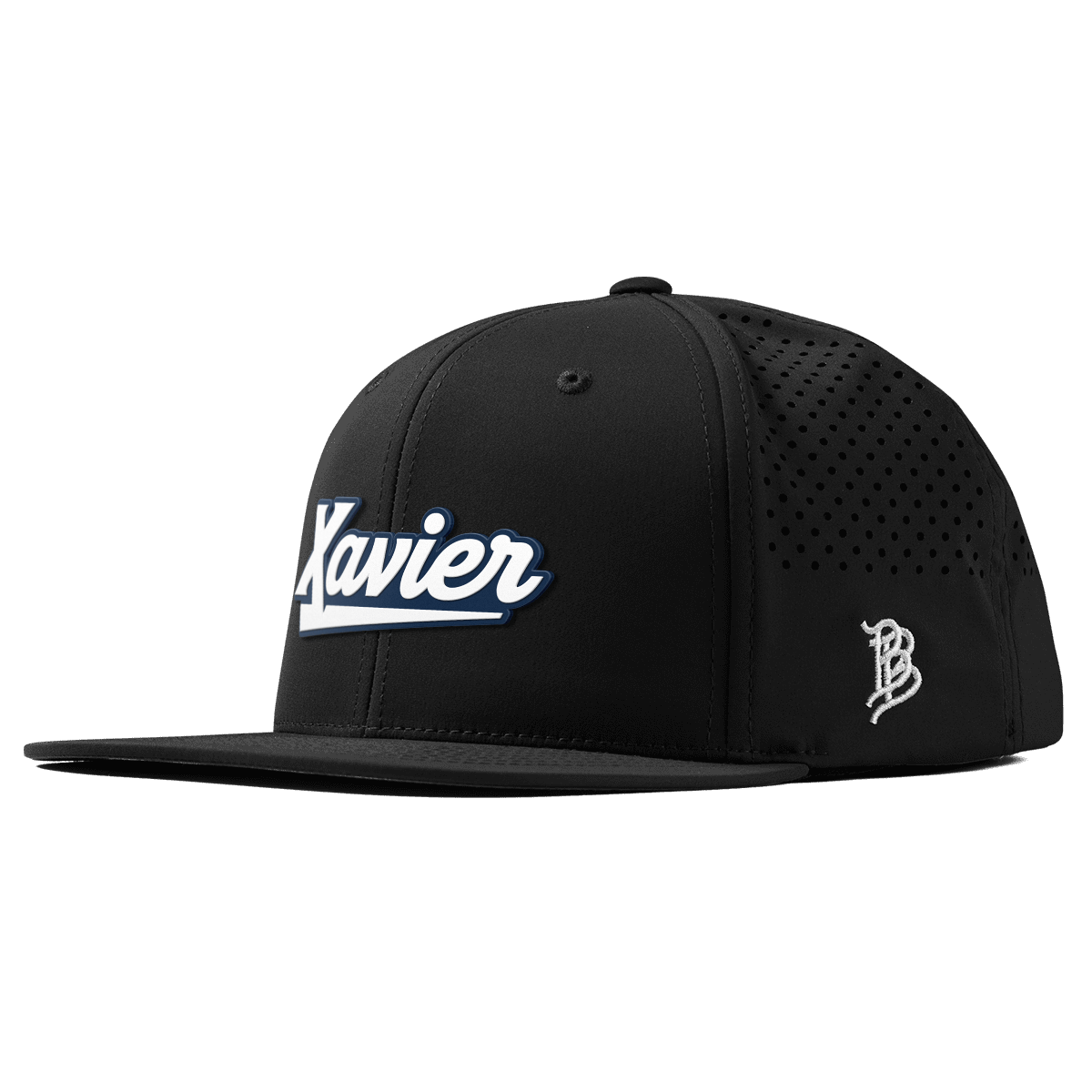 Xavier University "Xavier Script" Flat Performance Black