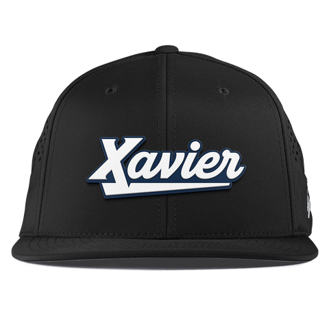 Xavier University "Xavier Script" Flat Performance Black