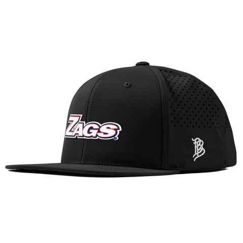 Gonzaga University "Zags Block" Flat Performance Black