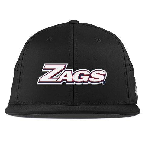 Gonzaga University "Zags Block" Flat Performance Black