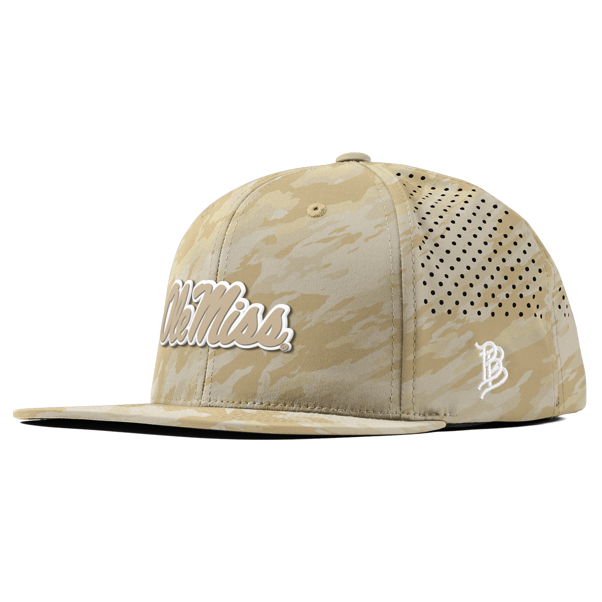 University of Mississippi "Ole Miss Desert Camo Series" Flat Performance Desert Camo