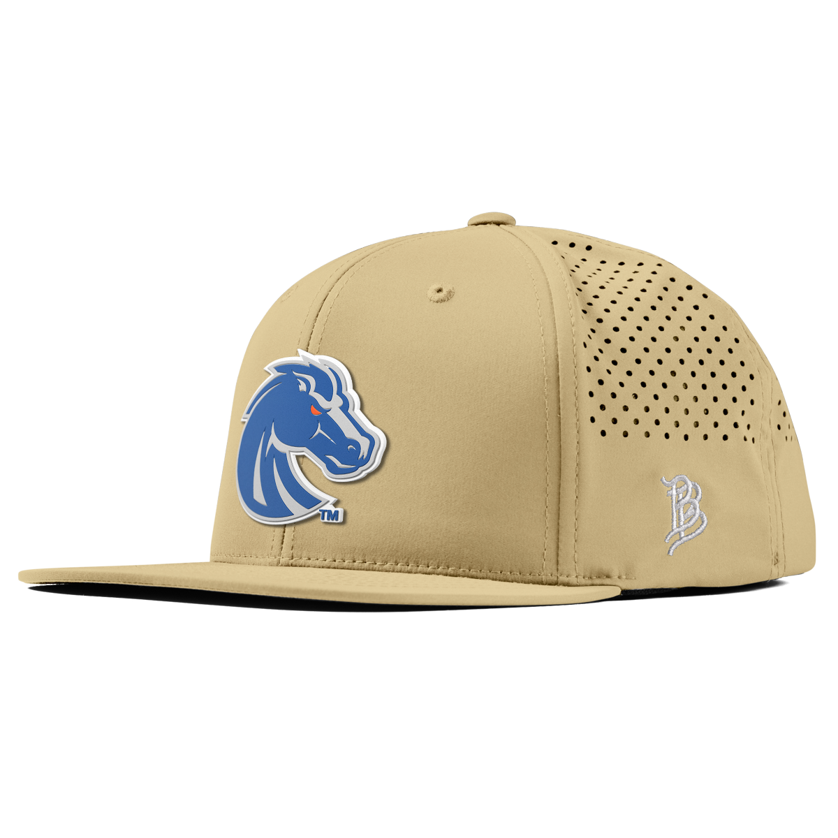 Boise State University "Boise State Broncos Gray" Flat Performance Desert