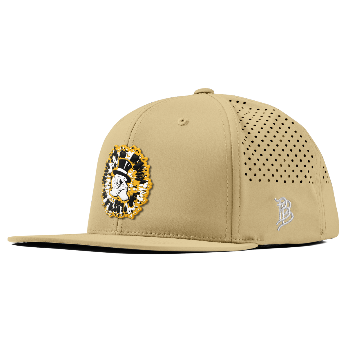 Wake Forest University "Deacons Tie Dye" Flat Performance Desert
