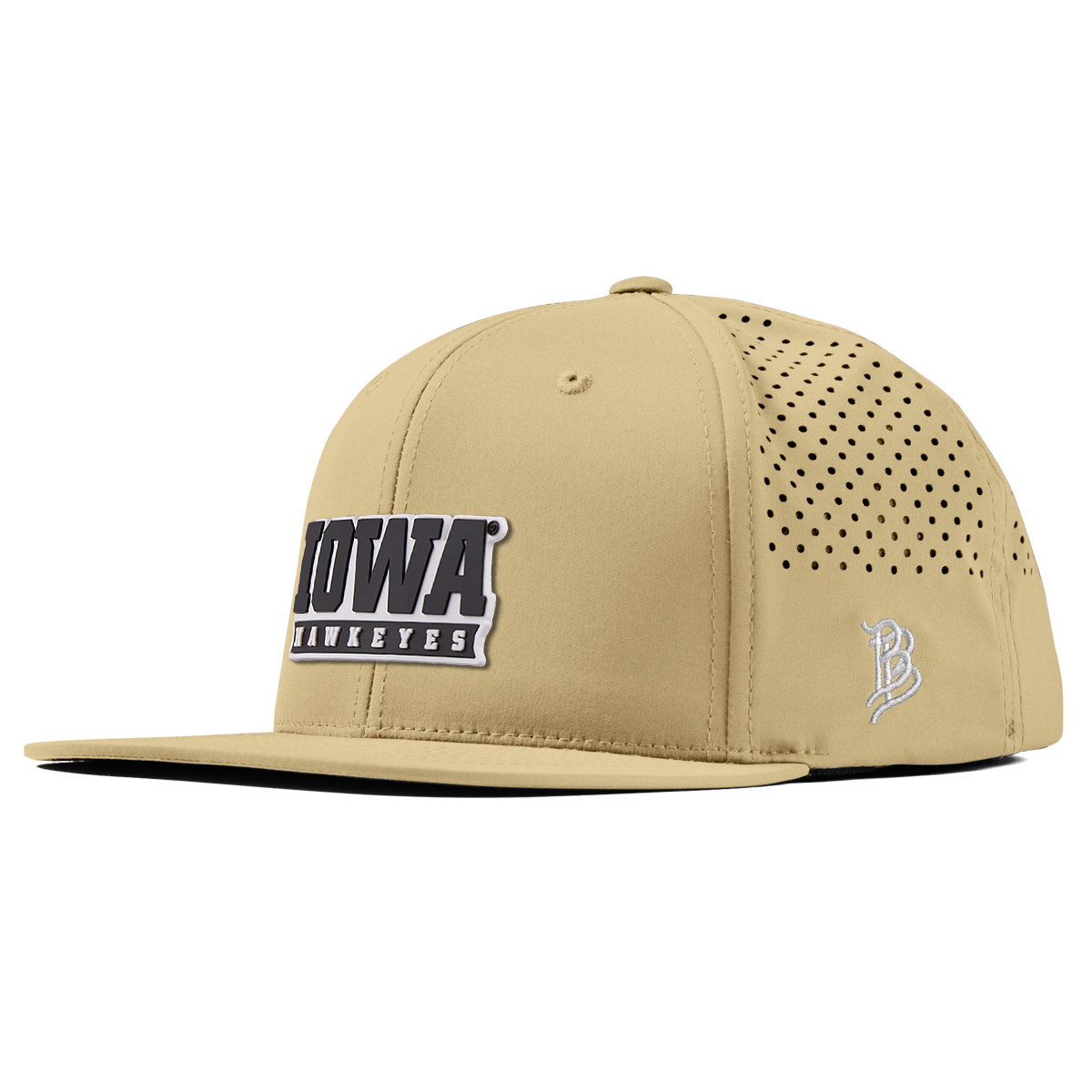 University of Iowa "Iowa Hawkeyes Block" Flat Performance Desert