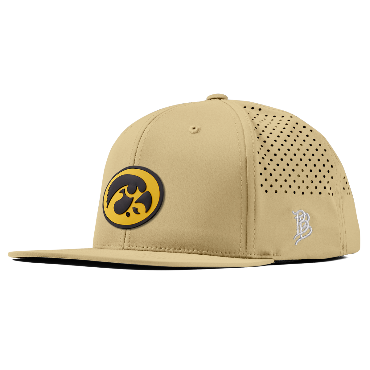 University of Iowa "Iowa Hawkeyes Team Logo" Flat Performance Desert