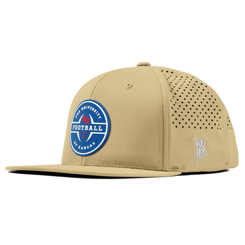 University of Kansas "Kansas Football Legacy" Flat Performance Desert