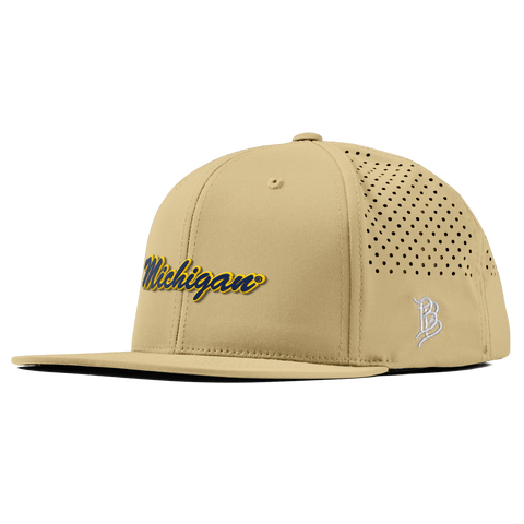 University of Michigan "Michigan Script" Flat Performance Desert