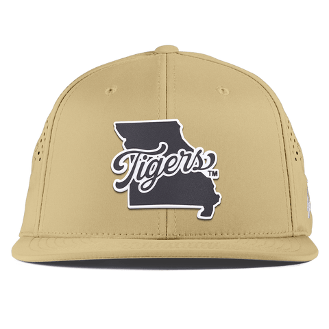 University of Missouri "Missouri Tigers State Script" Flat Performance Desert