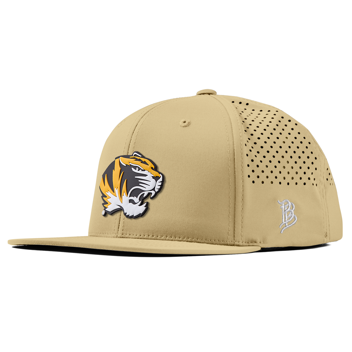 University of Missouri "Missouri Tigers Team Logo" Flat Performance Desert