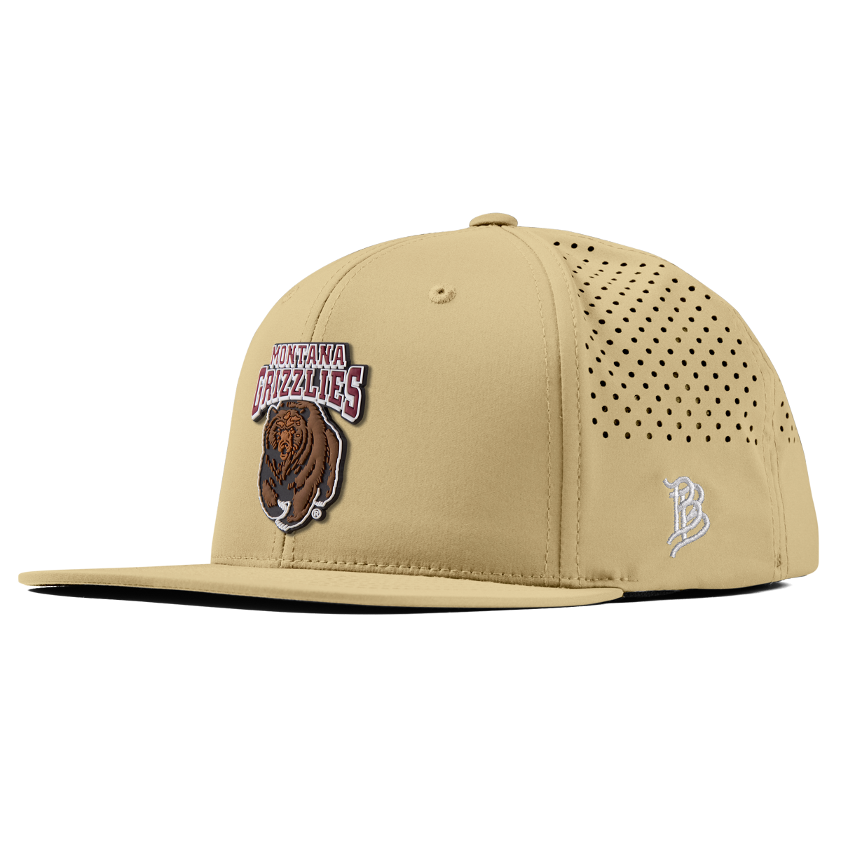 University of Montana "Montana Grizzlies Team Logo" Flat Performance Desert