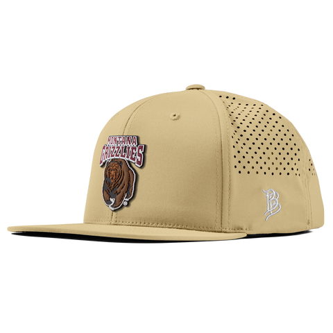 University of Montana "Montana Grizzlies Team Logo" Flat Performance Desert
