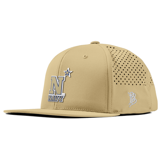 United States Naval Academy "Naval Academy Team Logo Gold" Flat Performance Desert
