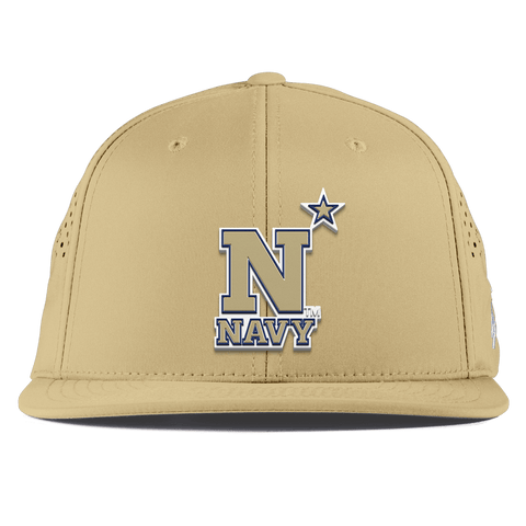 United States Naval Academy "Naval Academy Team Logo Gold" Flat Performance Desert